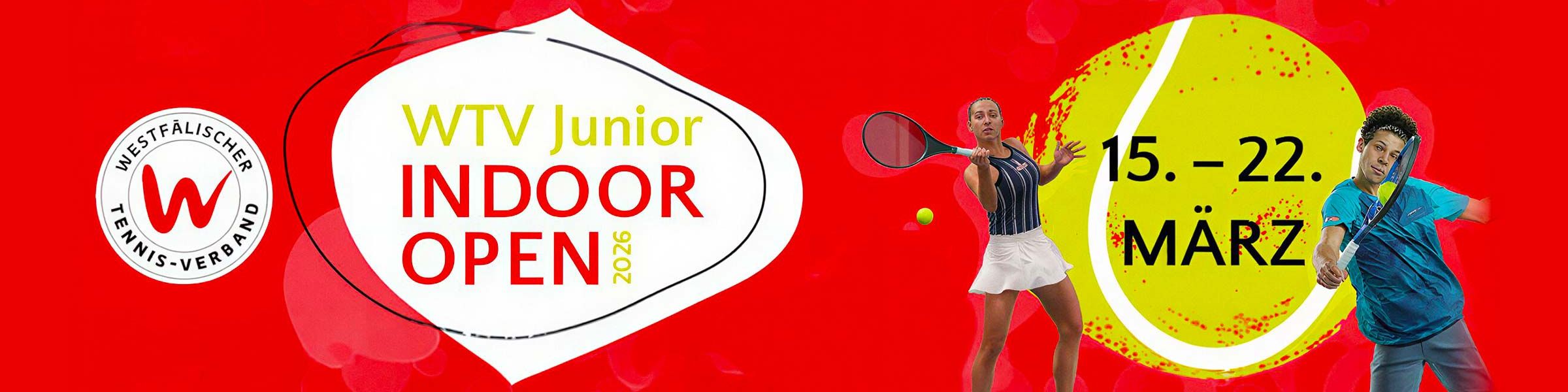 Foto: WTV Junior Indoor Open 2026 im TuS ICKERN vom 15. bis 22. März 2026